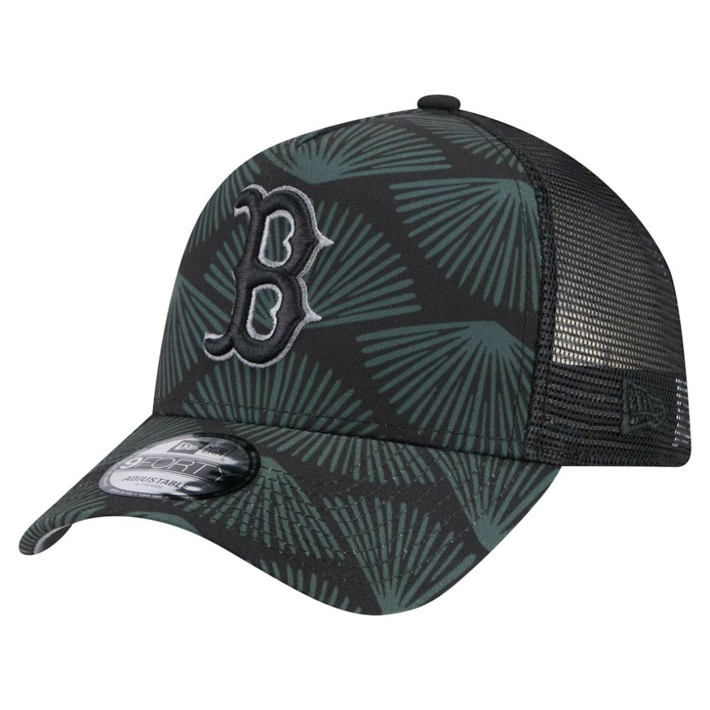 Boston Red Sox New Era 9FORTY A-Frame Trucker Adjustable Hat Clearance