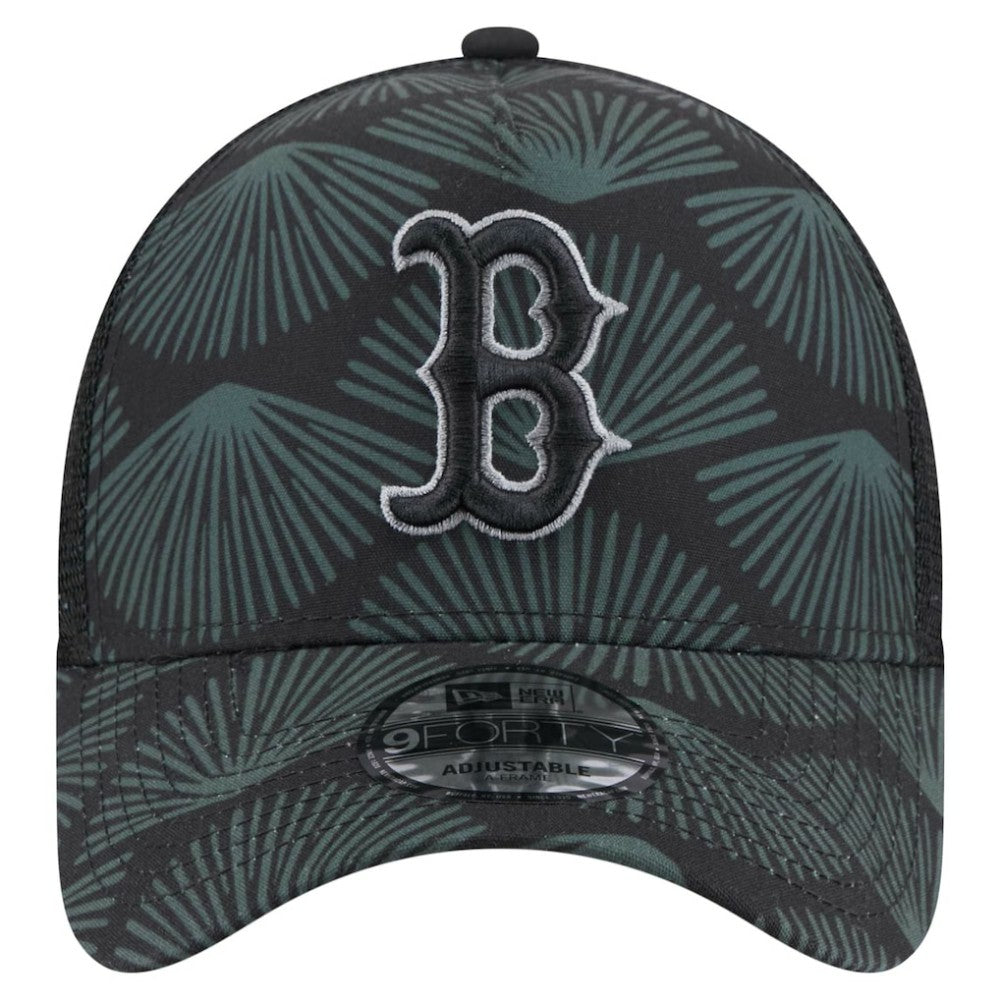 Boston Red Sox New Era 9FORTY A-Frame Trucker Adjustable Hat Clearance