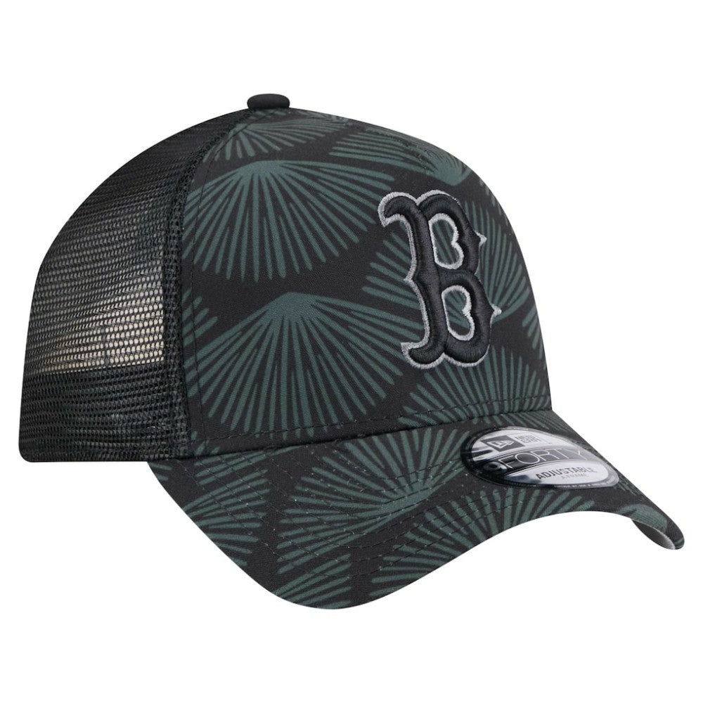 Boston Red Sox New Era 9FORTY A-Frame Trucker Adjustable Hat Clearance