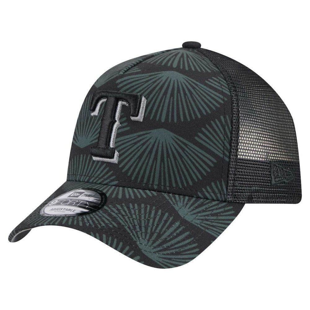 Texas Rangers New Era 9FORTY A-Frame Trucker Adjustable Hat discount