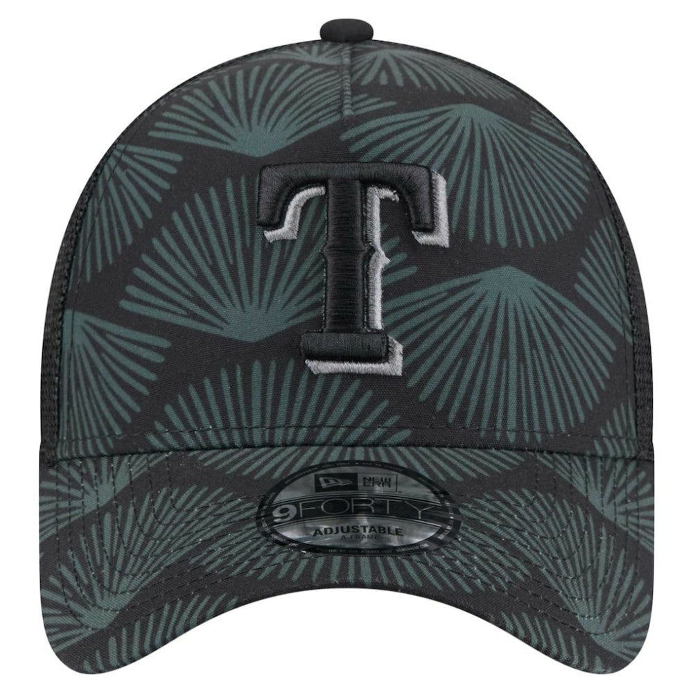 Texas Rangers New Era 9FORTY A-Frame Trucker Adjustable Hat discount