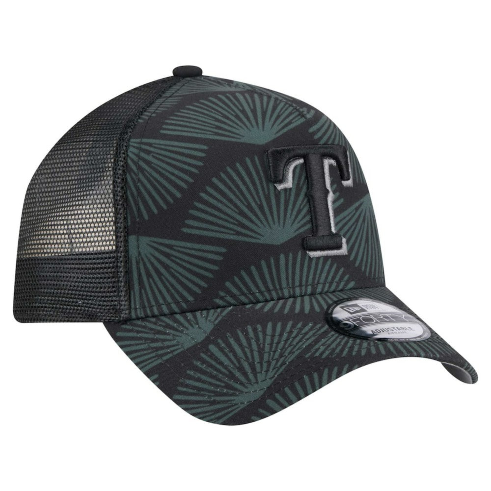 Texas Rangers New Era 9FORTY A-Frame Trucker Adjustable Hat discount