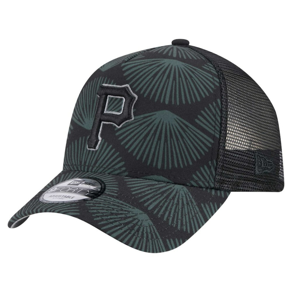 Pittsburgh Pirates New Era 9FORTY A-Frame Trucker Adjustable Hat On Sale
