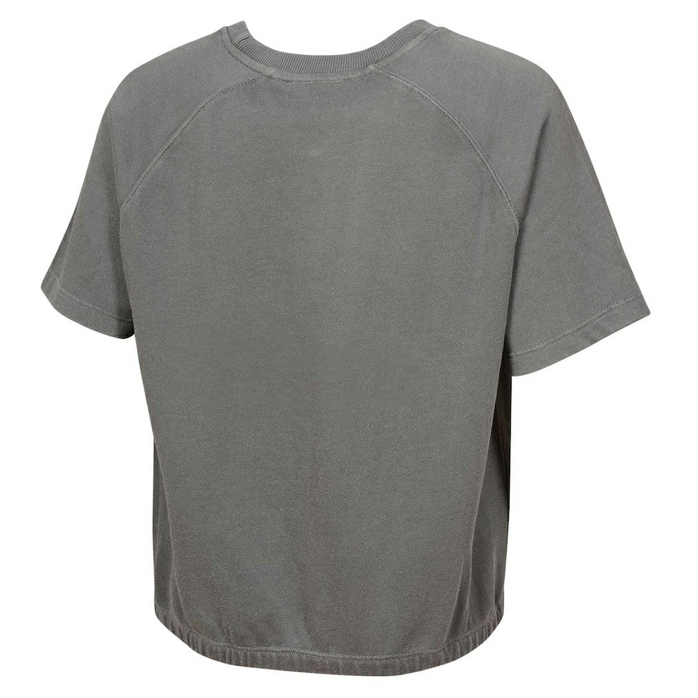 Dallas Cowboys Women's Mineral Wash Short Sleeve Top Gray - NFL