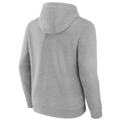 Utah Mammoth - Fanatics Wordmark Logo Fleece Pullover Hoodie Heather Gray
