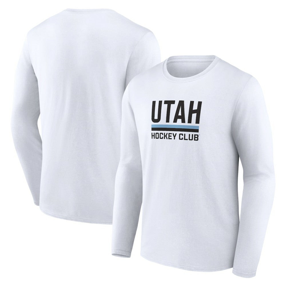 Utah Mammoth - Fanatics Secondary Logo Long Sleeve T-Shirt White