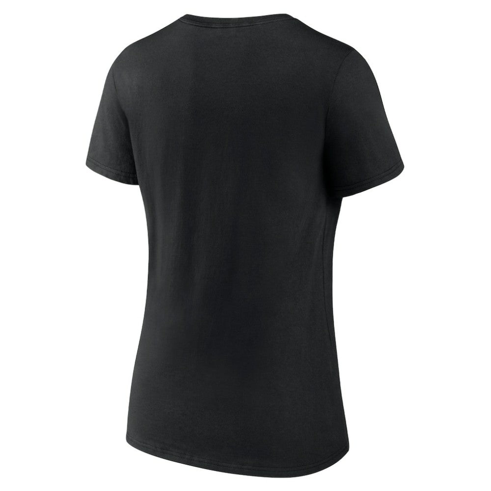 Utah Mammoth - Fanatics Women's Secondary Logo V-Neck T-Shirt Black