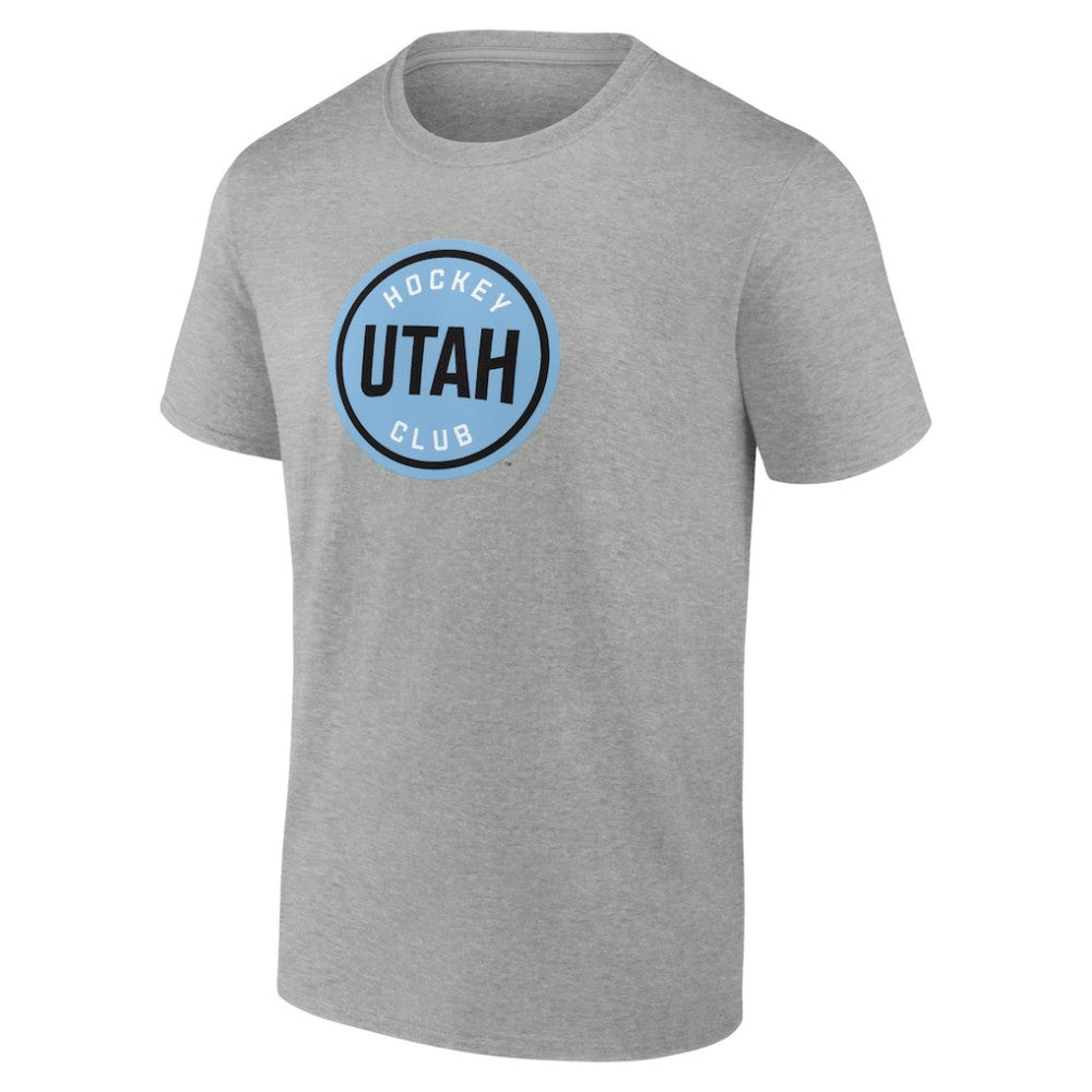 Utah Mammoth - Fanatics Draft Logo T-Shirt Heather Gray