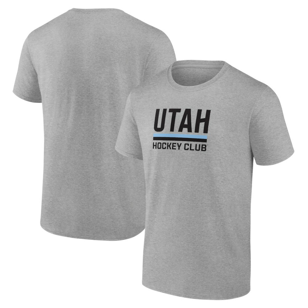 Utah Mammoth - Fanatics Draft Logo T-Shirt Heather Gray