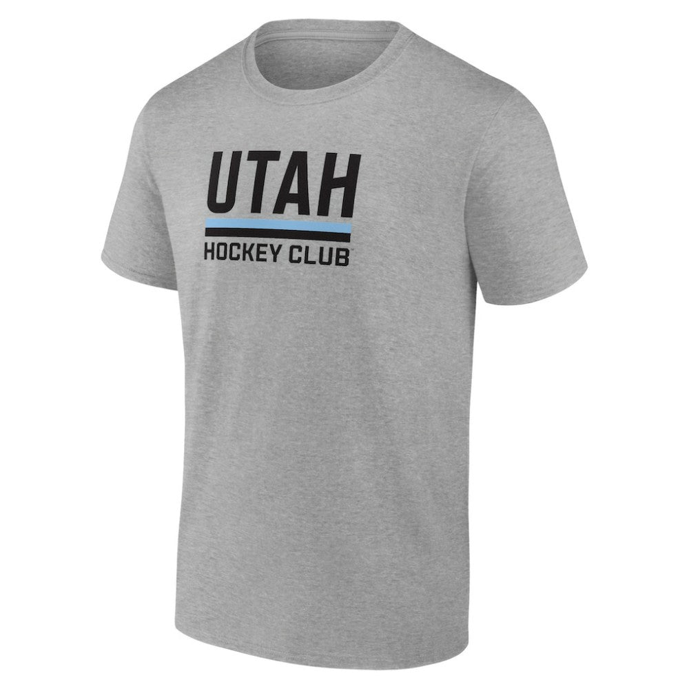 Utah Mammoth - Fanatics Draft Logo T-Shirt Heather Gray