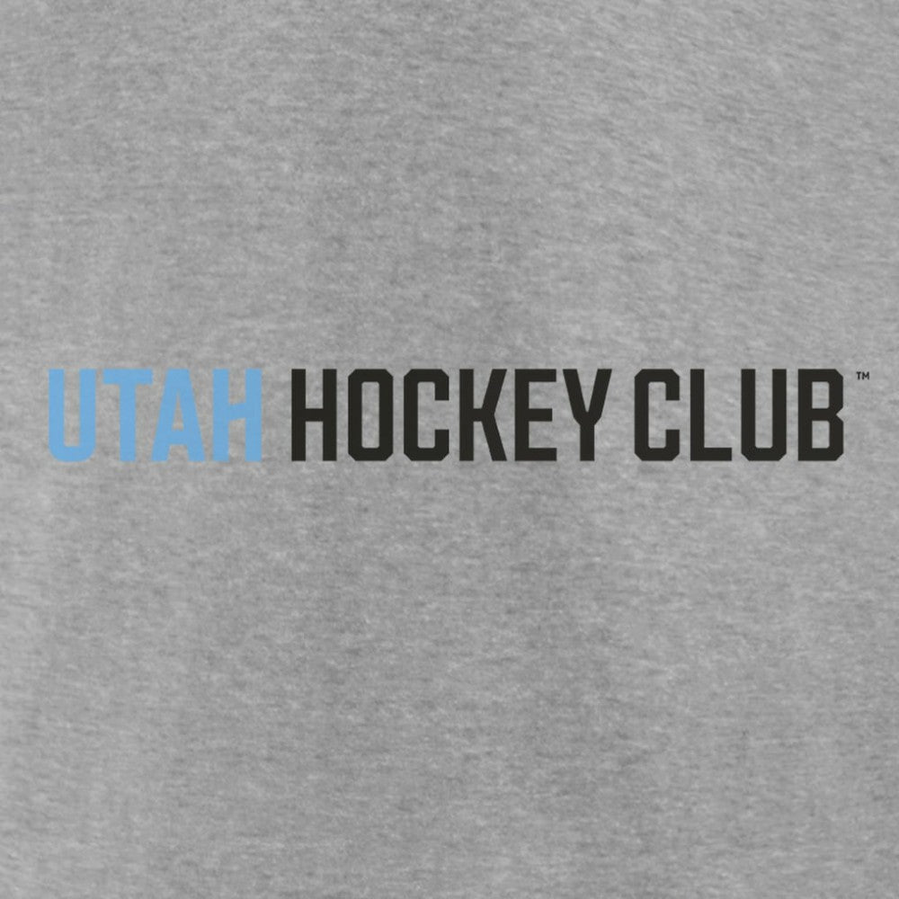 Utah Mammoth - Fanatics Wordmark Logo T-Shirt Heather Gray