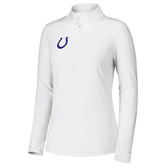 Indianapolis Colts Women's Sport Playa Vista IslandZone Quarter-Zip Jacket White - Tommy Bahama