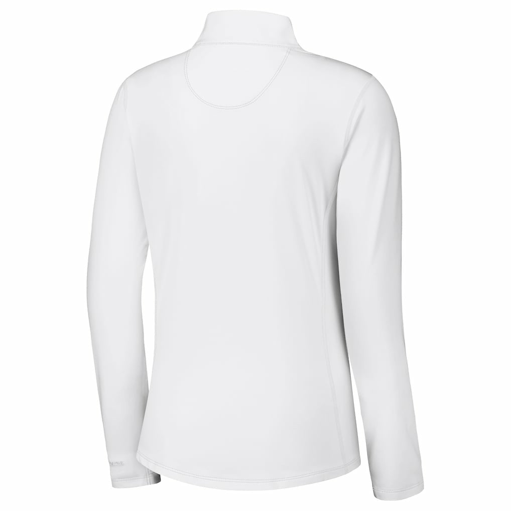 Indianapolis Colts Women's Sport Playa Vista IslandZone Quarter-Zip Jacket White - Tommy Bahama