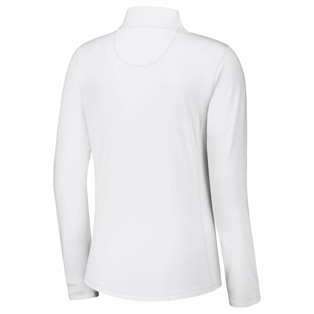 Indianapolis Colts Women's Sport Playa Vista IslandZone Quarter-Zip Jacket White - Tommy Bahama