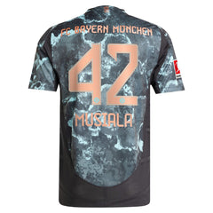 Adidas Jamal Musiala Bayern Munich 2024/25 Away Player Jerseys - Black