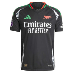 Adidas Bukayo Saka Arsenal 2024/25 Away Player Jerseys - Black