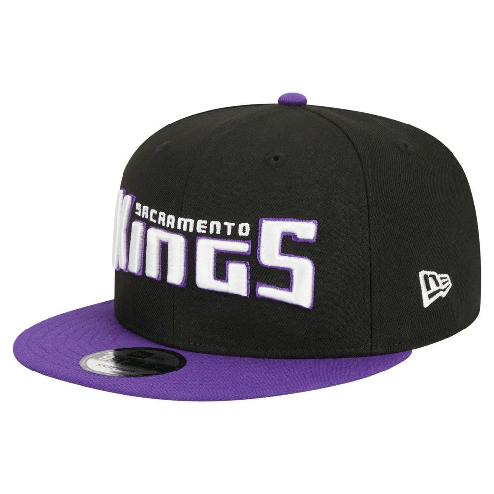 New Era - Sacramento Kings Jersey Hook Statement Edition 9FIFTY Snapback Hat - Black/Purple