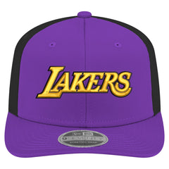 New Era - Los Angeles Lakers Statement Edition Jersey Hook 9SEVENTY Stretch-Snap Hat - Purple