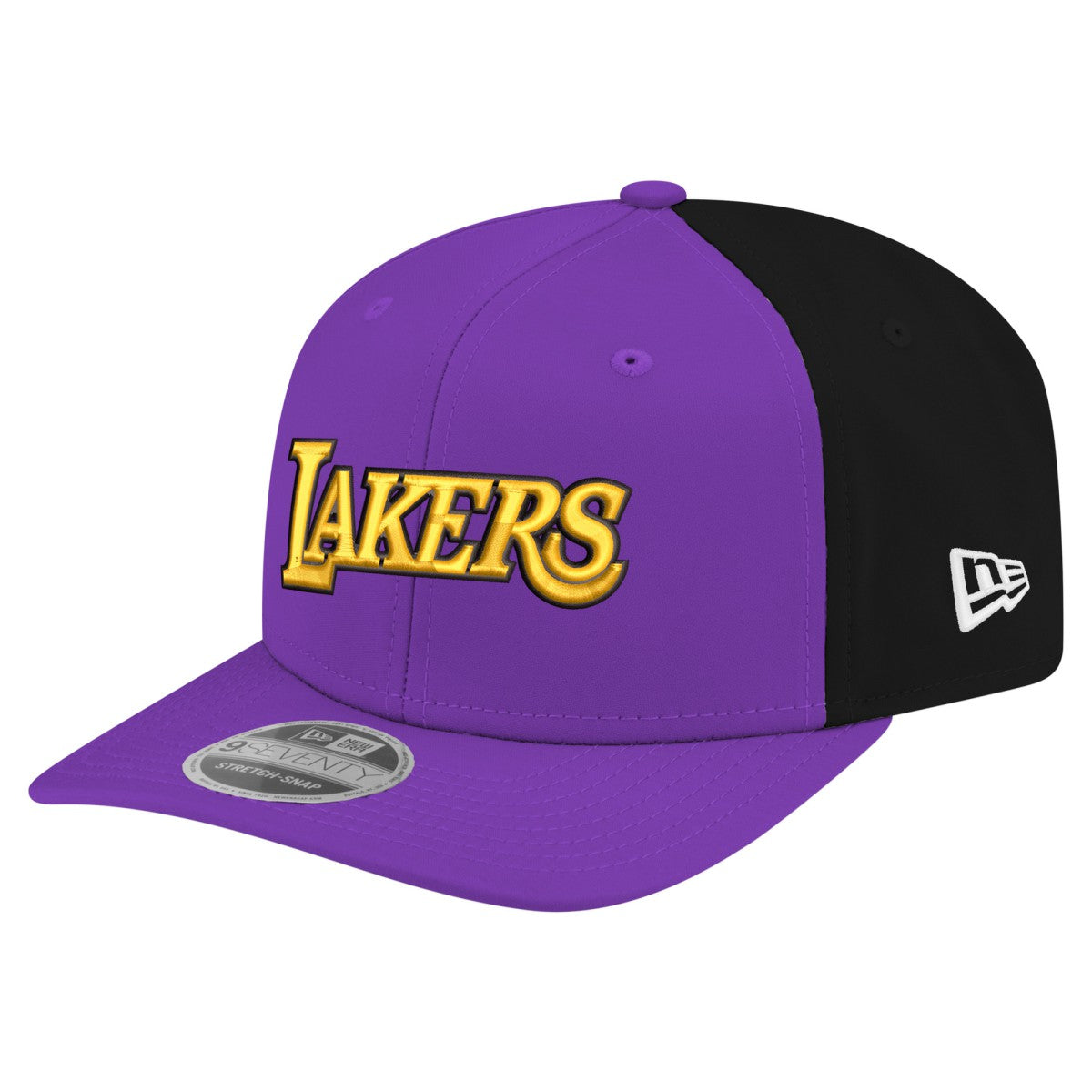 New Era - Los Angeles Lakers Statement Edition Jersey Hook 9SEVENTY Stretch-Snap Hat - Purple