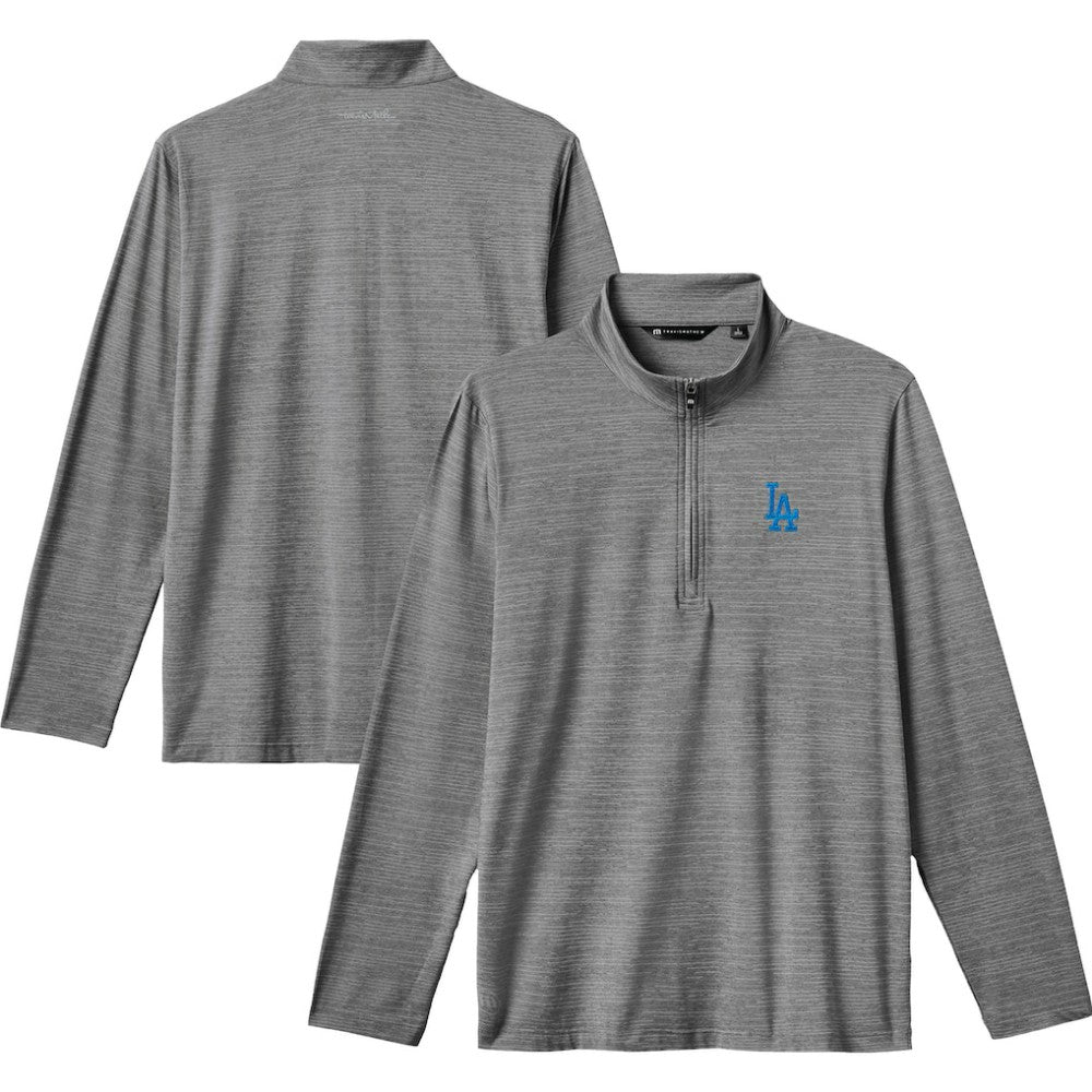 Los Angeles Dodgers TravisMathew The Heater Quarter-Zip Pullover Top Sale
