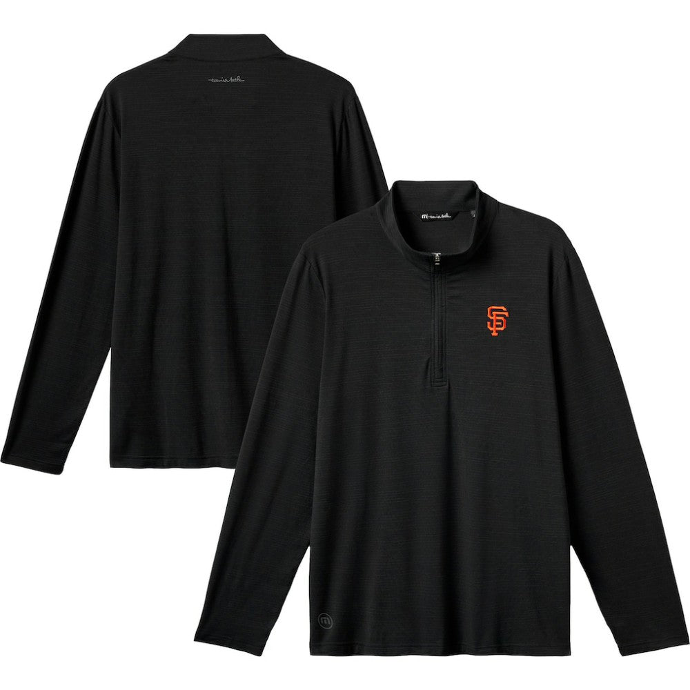 San Francisco Giants TravisMathew The Heater Quarter-Zip Pullover Top Sale