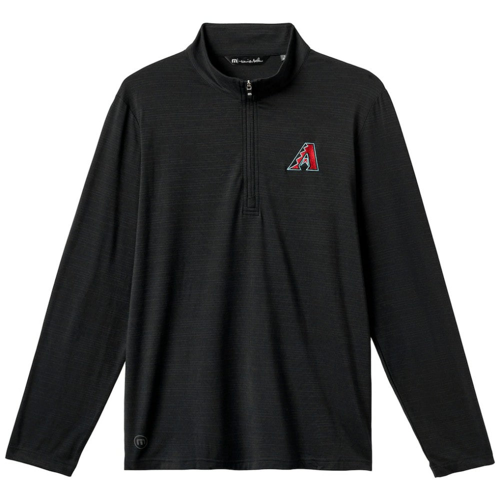Arizona Diamondbacks TravisMathew The Heater Quarter-Zip Pullover Top for sale
