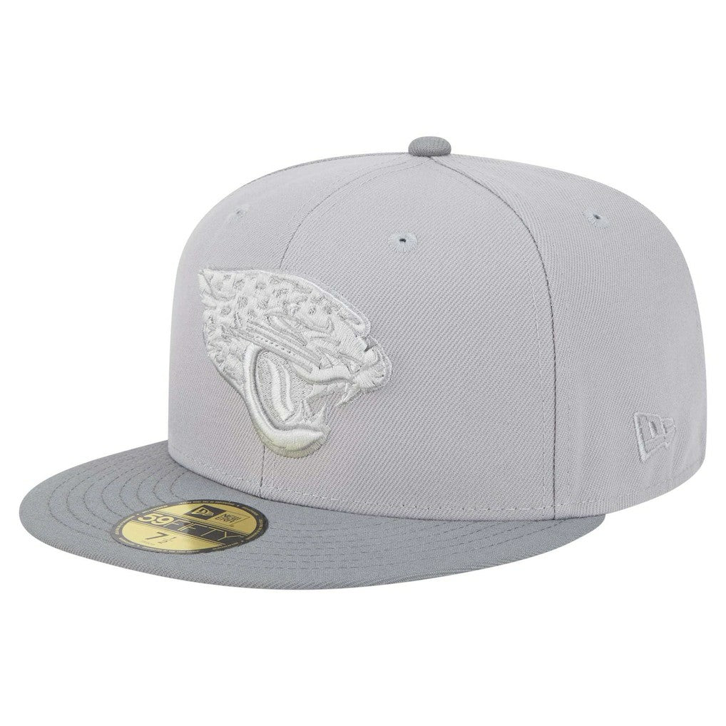 Jacksonville Jaguars New Era Iron Cloud 59FIFTY Fitted Hat Gray/Graphite - NFL