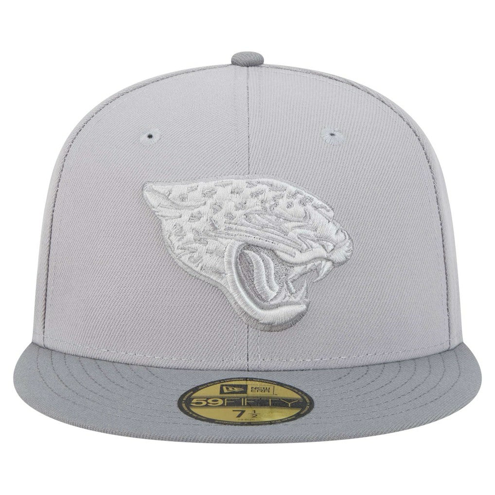 Jacksonville Jaguars New Era Iron Cloud 59FIFTY Fitted Hat Gray/Graphite - NFL