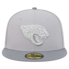 Jacksonville Jaguars New Era Iron Cloud 59FIFTY Fitted Hat Gray/Graphite - NFL