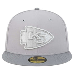Kansas City Chiefs New Era Iron Cloud 59FIFTY Fitted Hat Gray/Graphite - NFL