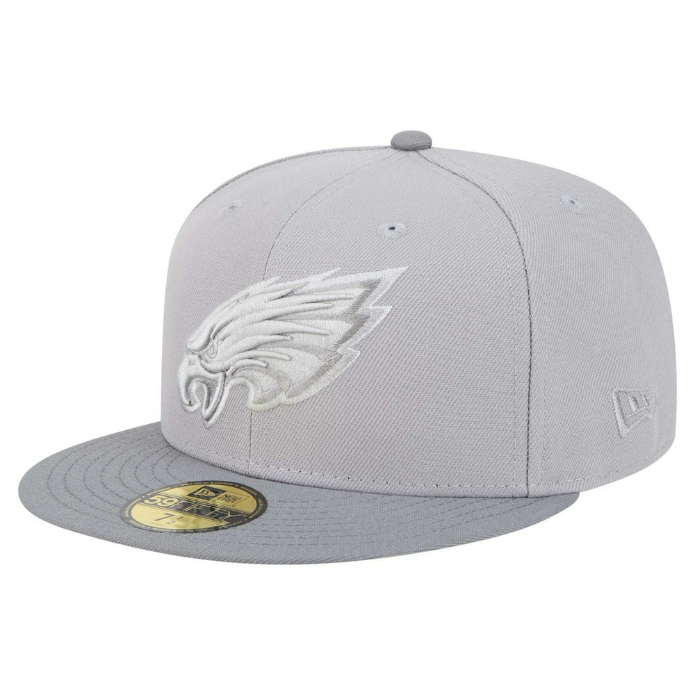 Philadelphia Eagles New Era Iron Cloud 59FIFTY Fitted Hat Gray/Graphite - NFL