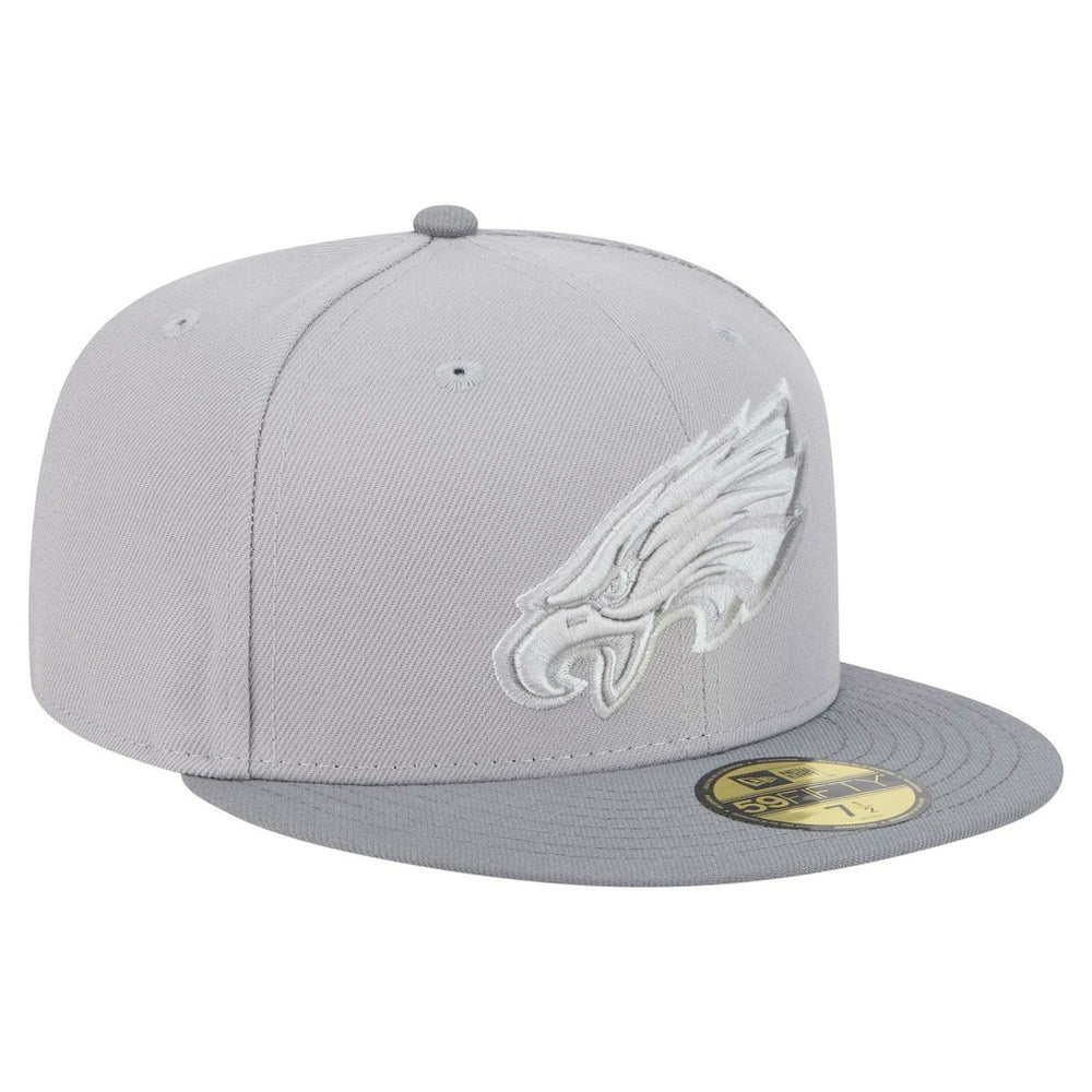 Philadelphia Eagles New Era Iron Cloud 59FIFTY Fitted Hat Gray/Graphite - NFL