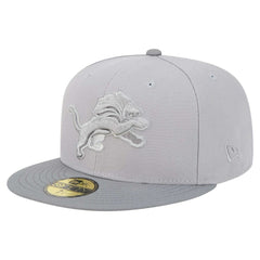 Detroit Lions New Era Iron Cloud 59FIFTY Fitted Hat Gray/Graphite - NFL
