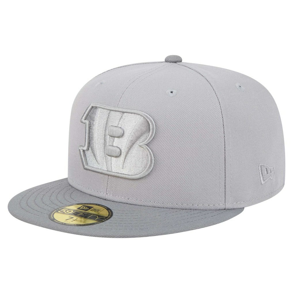 Cincinnati Bengals New Era Iron Cloud 59FIFTY Fitted Hat Gray/Graphite - NFL