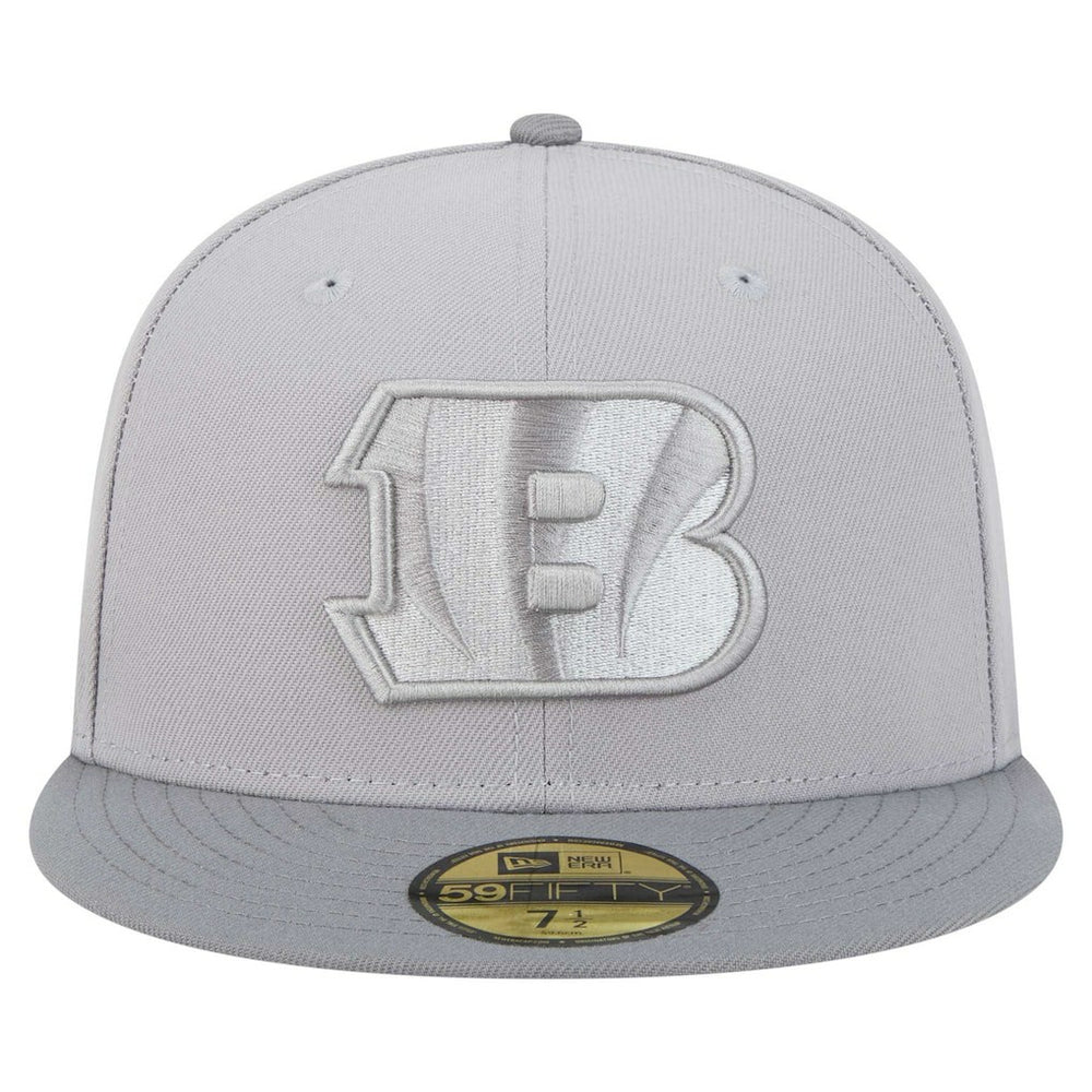 Cincinnati Bengals New Era Iron Cloud 59FIFTY Fitted Hat Gray/Graphite - NFL