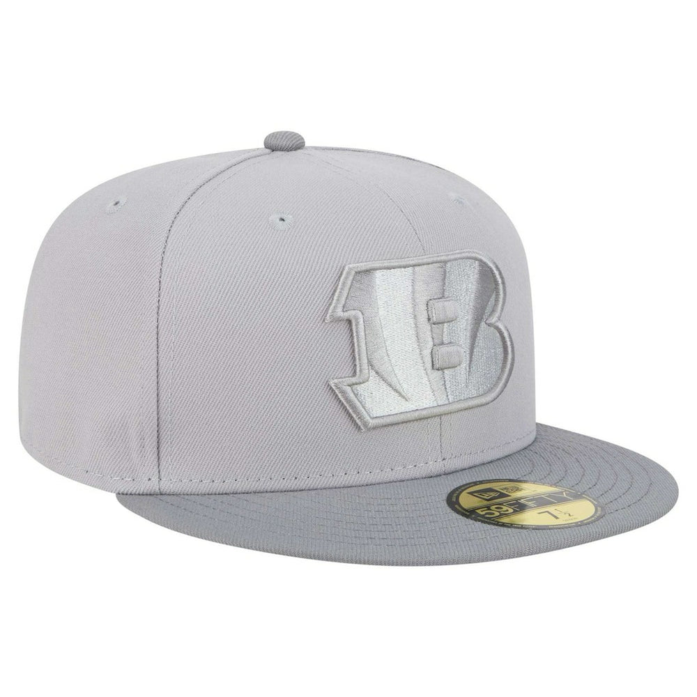 Cincinnati Bengals New Era Iron Cloud 59FIFTY Fitted Hat Gray/Graphite - NFL