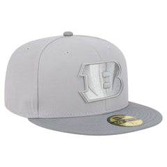 Cincinnati Bengals New Era Iron Cloud 59FIFTY Fitted Hat Gray/Graphite - NFL