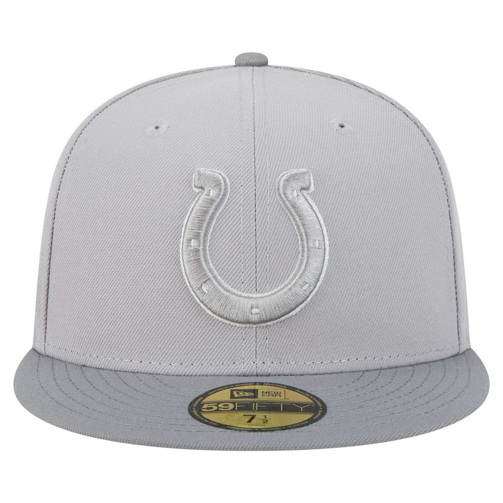 Indianapolis Colts New Era Iron Cloud 59FIFTY Fitted Hat Gray/Graphite - NFL