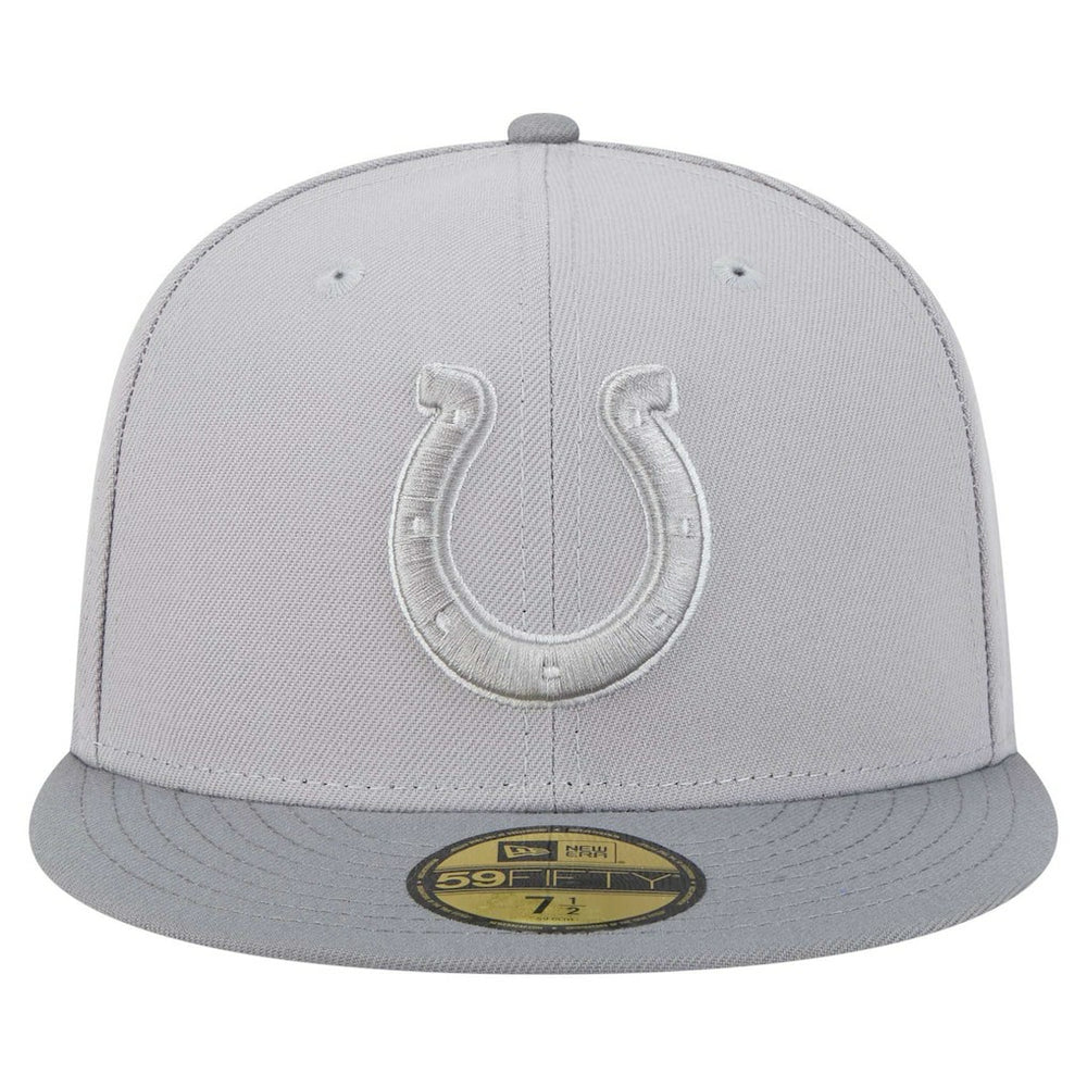 Indianapolis Colts New Era Iron Cloud 59FIFTY Fitted Hat Gray/Graphite - NFL