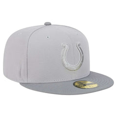Indianapolis Colts New Era Iron Cloud 59FIFTY Fitted Hat Gray/Graphite - NFL