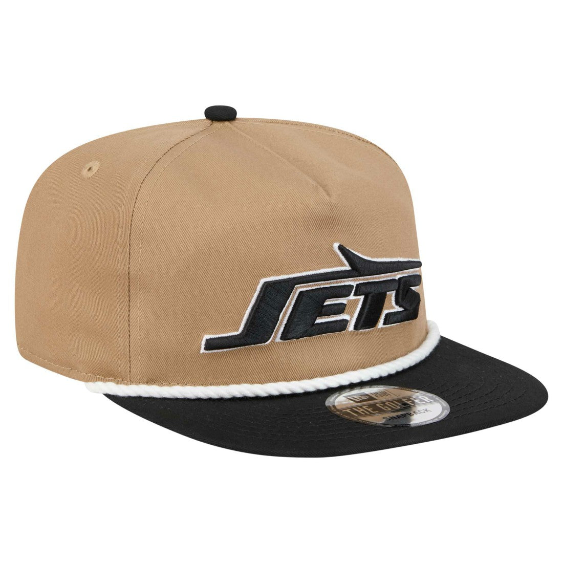 New York Jets New Era Desert Golfer Snapback Hat Khaki/Black - NFL