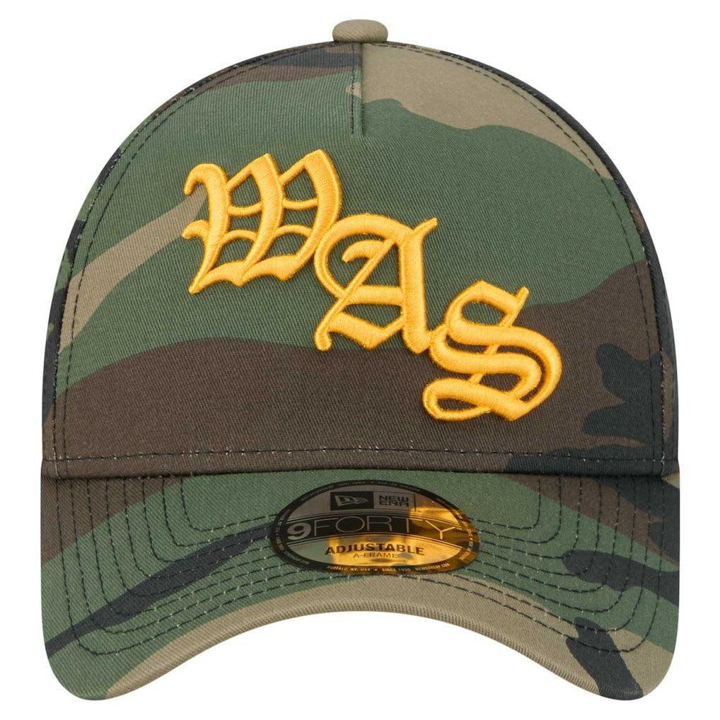 Washington Commanders New Era Mystic Camo A-Frame 9FORTY Adjustable Hat Camo - NFL