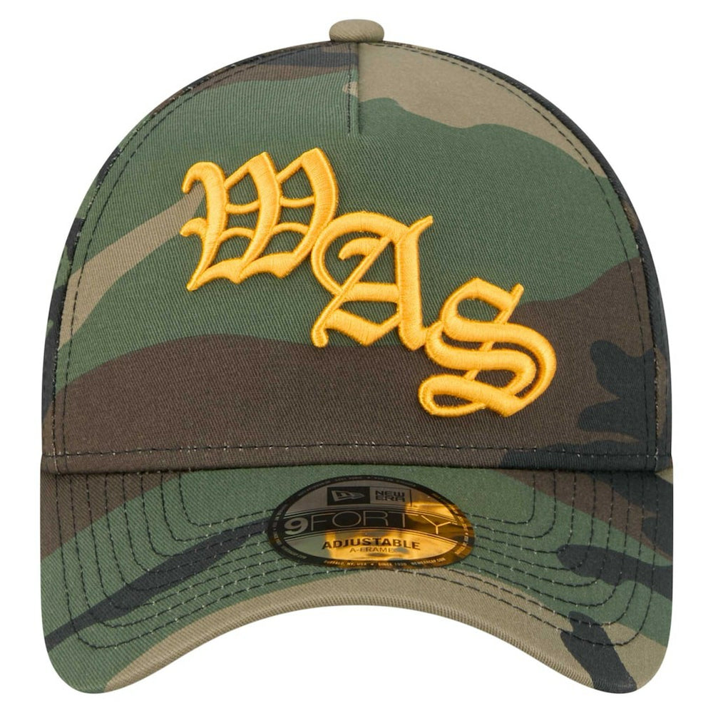 Washington Commanders New Era Mystic Camo A-Frame 9FORTY Adjustable Hat Camo - NFL