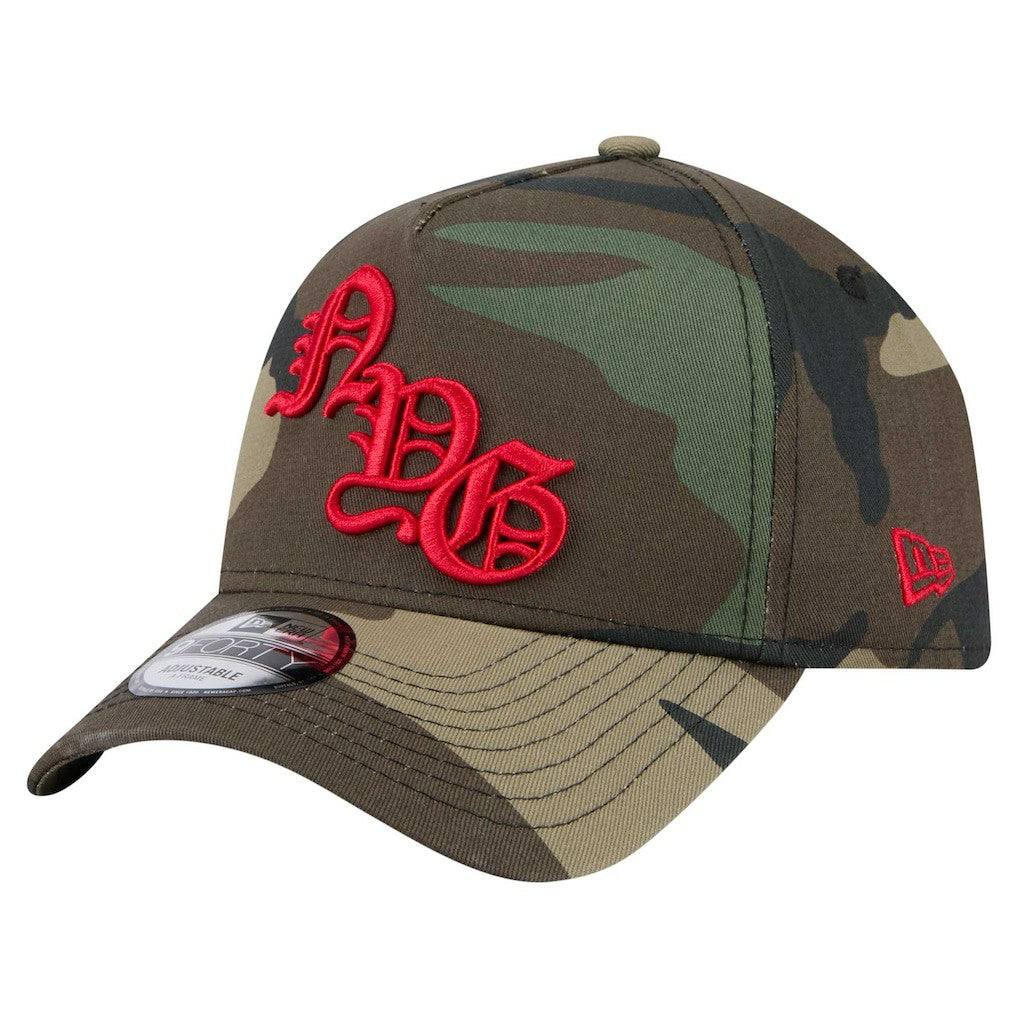 New York Giants New Era Mystic Camo A-Frame 9FORTY Adjustable Hat Camo - NFL