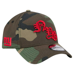 New York Giants New Era Mystic Camo A-Frame 9FORTY Adjustable Hat Camo - NFL