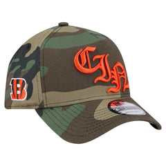 Cincinnati Bengals New Era Mystic Camo A-Frame 9FORTY Adjustable Hat Camo - NFL