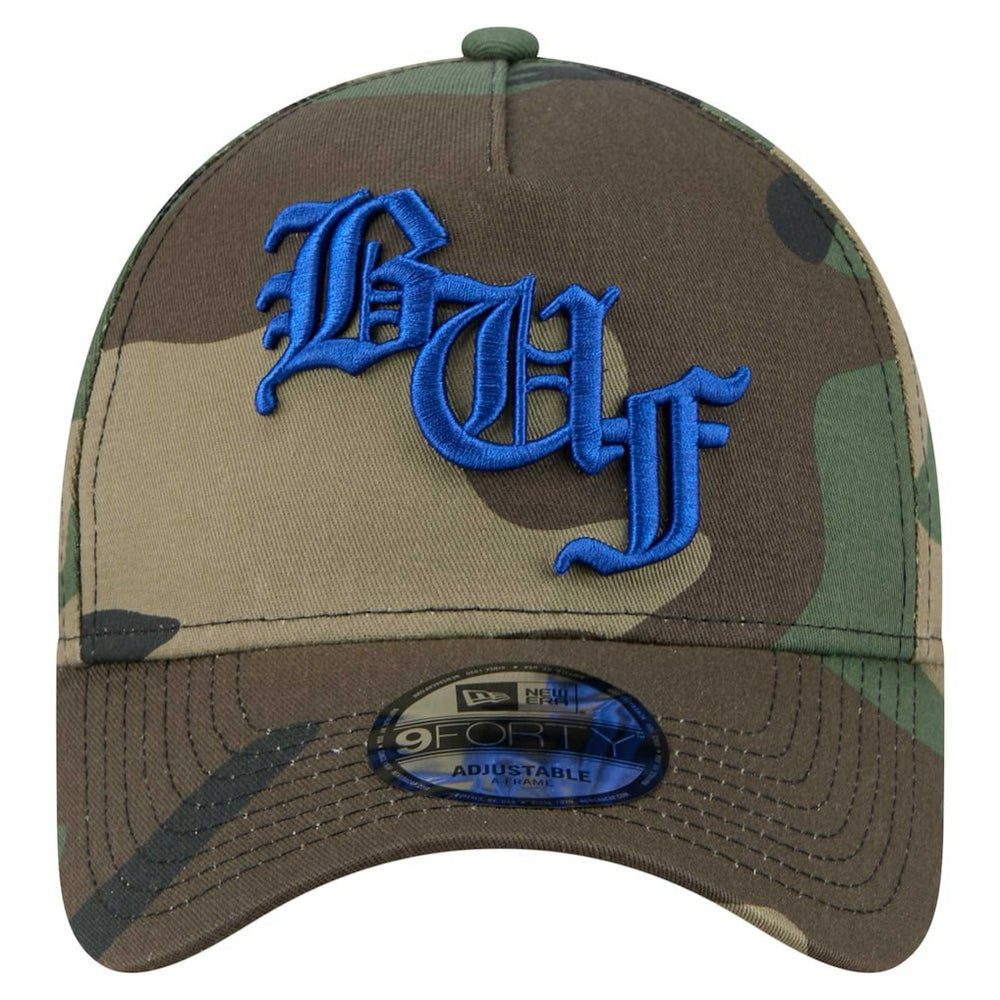 Buffalo Bills New Era Mystic Camo A-Frame 9FORTY Adjustable Hat Camo - NFL