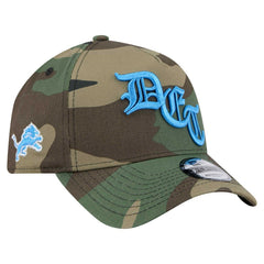 Detroit Lions New Era Mystic Camo A-Frame 9FORTY Adjustable Hat Camo - NFL