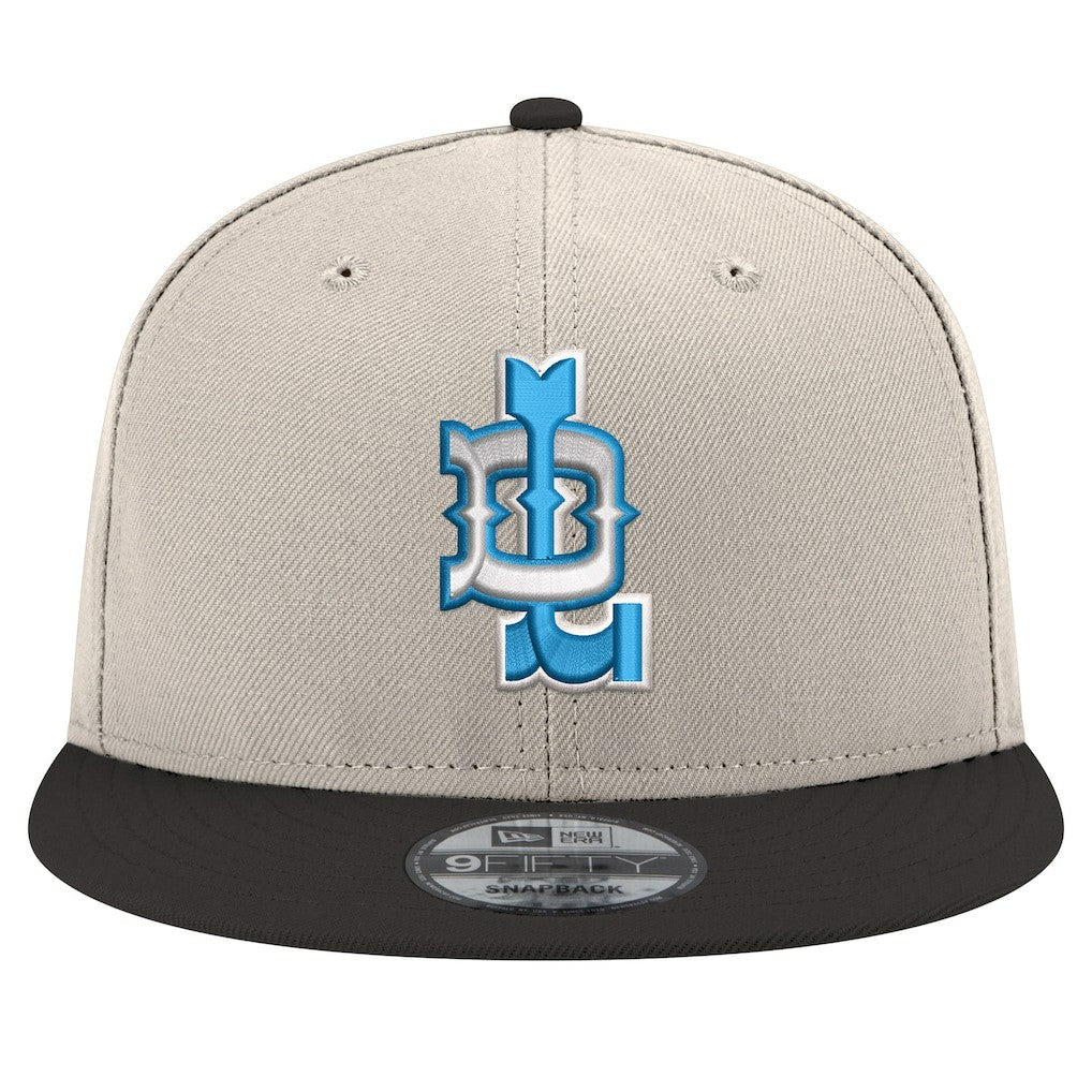 Detroit Lions New Era City Originals 9FIFTY Snapback Hat Cream/Blue - NFL