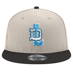 Detroit Lions New Era City Originals 9FIFTY Snapback Hat Cream/Blue - NFL